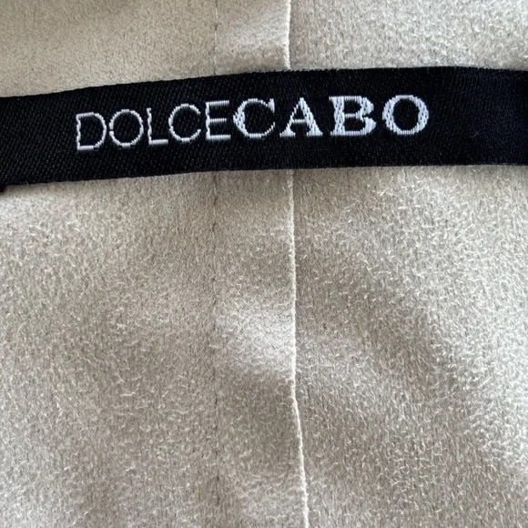 Dolce Cabo Tan Drape Vest - Picture 11 of 12